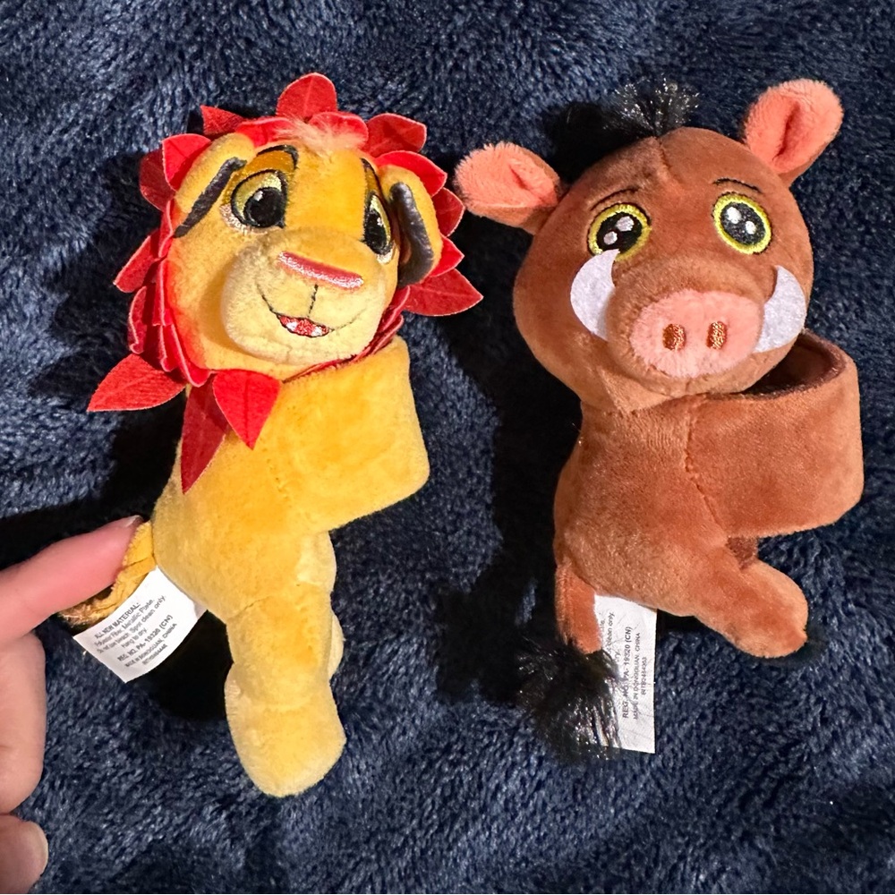 Disney Simba and Pumba Cutie Cuffs (together)